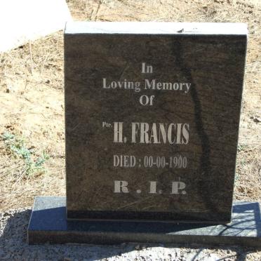 FRANCIS H. -1900