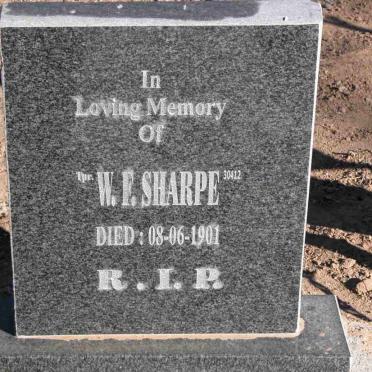 SHARPE William Finlay -1901
