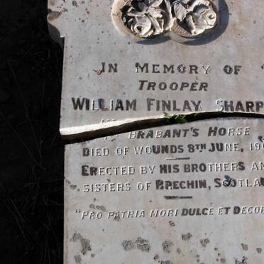 SHARPE William Finlay -1901