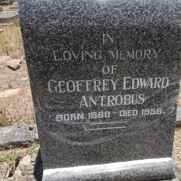 ANTROBUS Geoffrey Edward 1868-1958 &amp; Mary ATHERSTONE nee BARBER 1874-1954