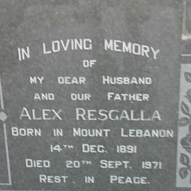 ADAMI Alex Resgalla 1891-1971 &amp; Adele Mary SAHD 1902-1991