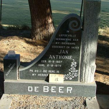BEER Jan Anthonie, de 1927-1978