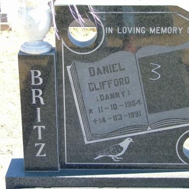 BRITZ Daniel Clifford 1954-1991