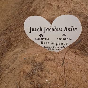 BALIE Jacob Jacobus 1947-2014