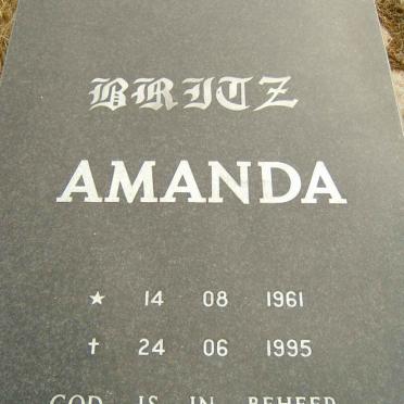 BRITZ Amanda 1961-1995