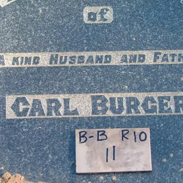 BURGER Carl 