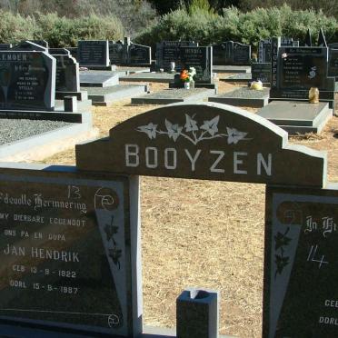 BOOYZEN Jan Hendrik 1922-1987 &amp; Yvonne 1926- 