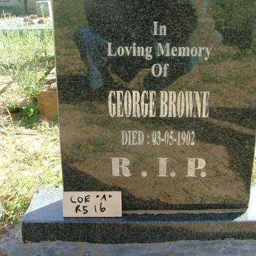 BROWNE George -1902