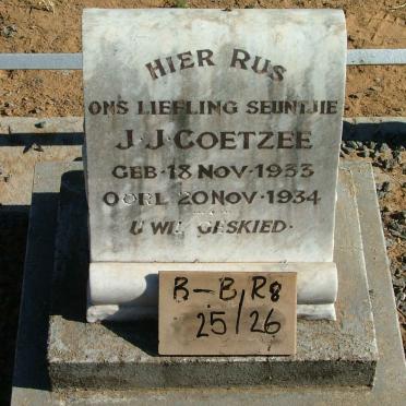 COETZEE J.J. 1933-1934