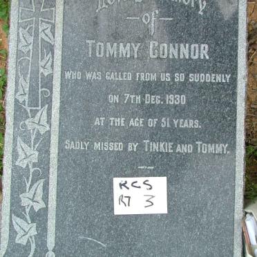 CONNOR Tommy -1930