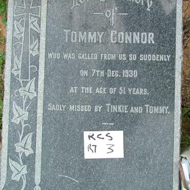 CONNOR Tommy -1930