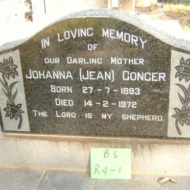 CONCER Johanna 1893-1972