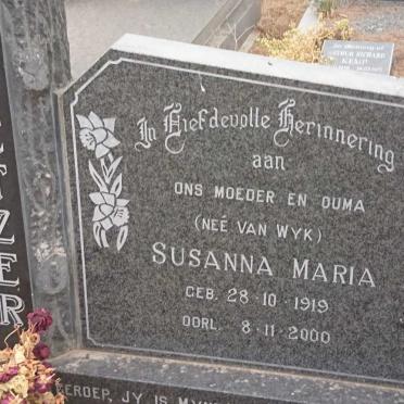 COETZER Marthinus Wessel 1914-1994 &amp; Susanna Maria VAN WYK 1919-2000