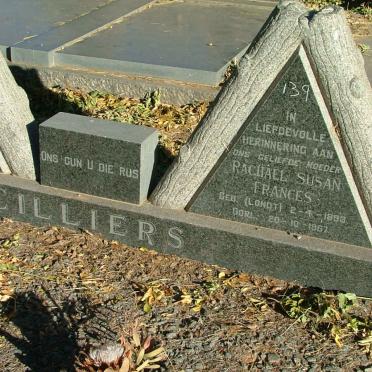 CILLIERS Petrus Stephanus 1893-1967 &amp; Rachael Susan Frances LONDT 1898-1967