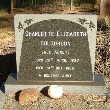 COLQUHOUN Charlotte Elizabeth nee AURET 1897-1989