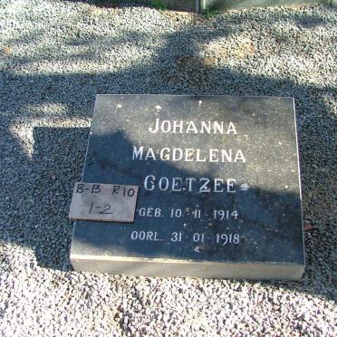 COETZEE Johanna Magdalena 1914-1918