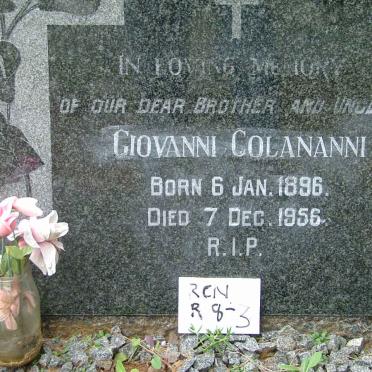 COLANANNI Giovanni 1896-1956