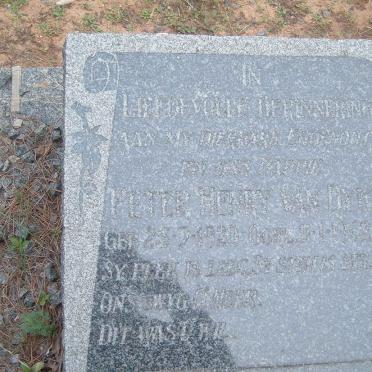 DYK Peter Henry, van 1920-1962