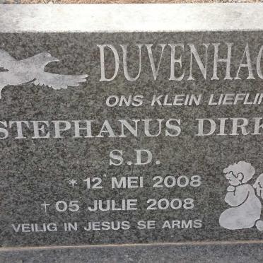 DUVENHAGE Stephanus Dirk 2008-2008