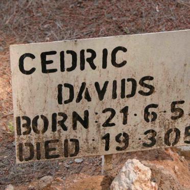 DAVIDS Cedric 1953-2005