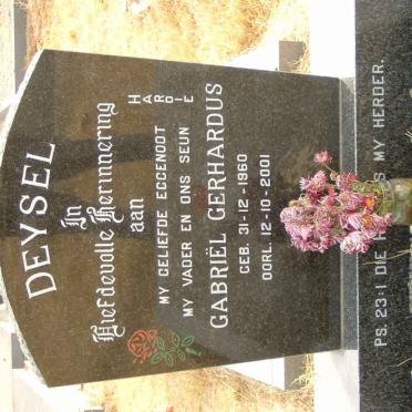 DEYSEL Gabriël Gerhardus 1960-2001