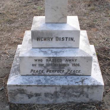 DISTIN Henry -1926