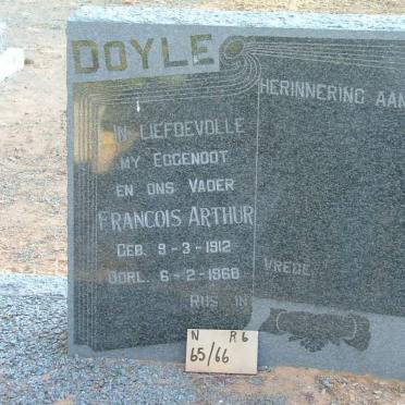 DOYLE Francois Arthur 1912-1968