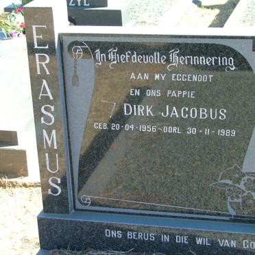 ERASMUS Dirk Jacobus 1956-1989