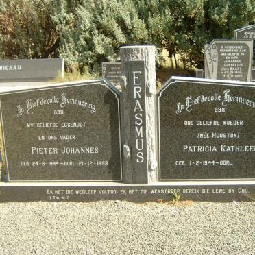 ERASMUS Pieter Johannes 1944-1993 &amp; Patricia Kathleen HOUSTON 1944-