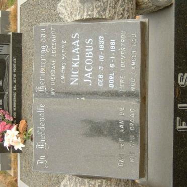 ELS Nicklaas Jacobus 1933-1981
