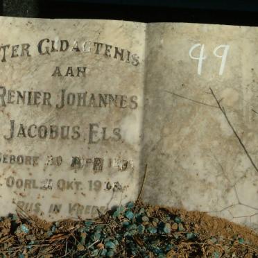 ELS Renier Johannes Jacobus -19?3
