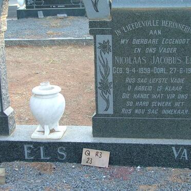 ELS Nicolaas Jacobus Eli 1898-1964