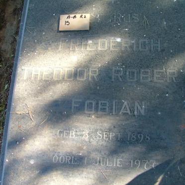FOBIAN Friederich Theodor Robert 1898-1977