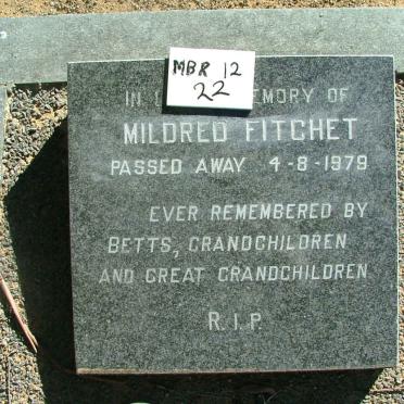 FITCHET Mildred - 1979