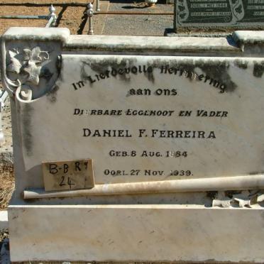 FERREIRA Daniel F. 1884-1939