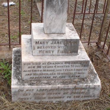 FIELD Mary Jane Dinah -1897 ::  FIELD Edith Maude :: FIELD Mildred