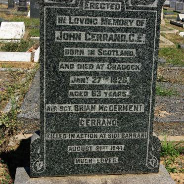 GERRAND John C.E  -1926 :: GERRAND Brian McDerment -1941