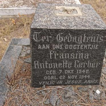 GERBER Fransina Antonette 1942-1944