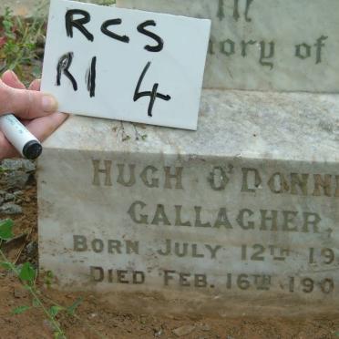 GALLAGHER Hugh O'Donnel 1905-1906