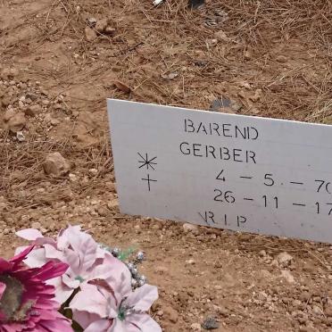 GERBER Barend 1970-2017