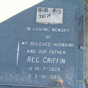 GRIFFIN Reg 1828-1997