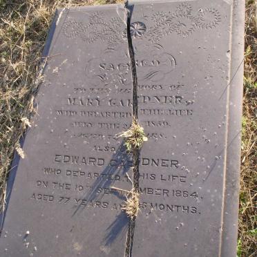 GARDNER Edward -1864 &amp; Mary -1850