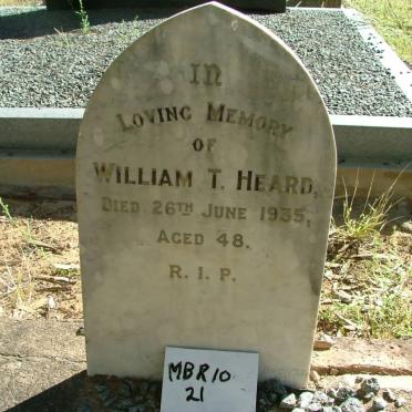 HEARD William T. -1935