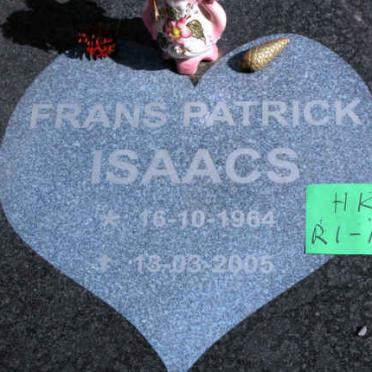 ISAACS Frans Patrick 1964-2005