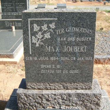 JOUBERT Max 1894-1955