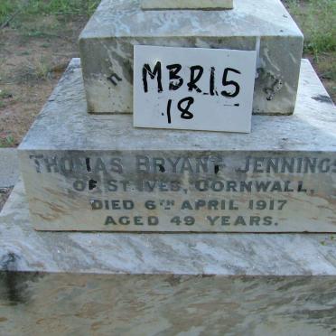 JENNINGS Thomas Bryant -1917