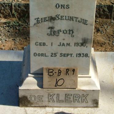 KLERK Leon, de 1930-1938
