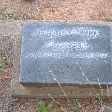 KLAASSEN Magritha Aletta 1902-1955