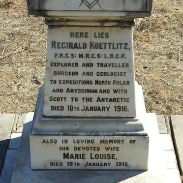 KOETTLITZ Reginald -1916 &amp; Marie Louise -1916