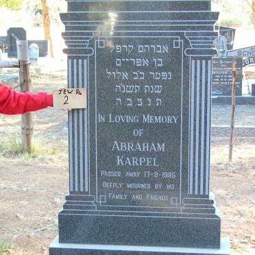 LEVENSTEIN Abraham Karpel -1995